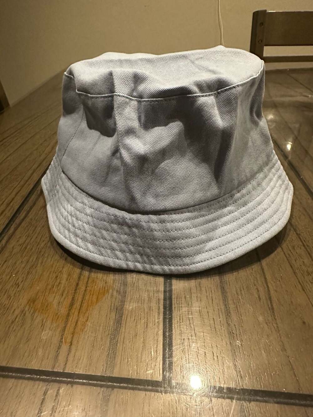 ASOS Design Bucket Hat Size S-M Light Blue Denim Cotton Fisherman Cap